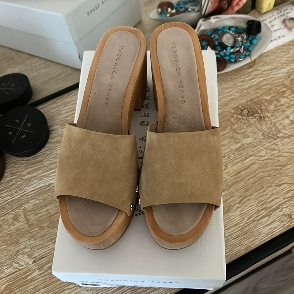 Never worn Veronica beard suede mules - Picture 2 of 4
